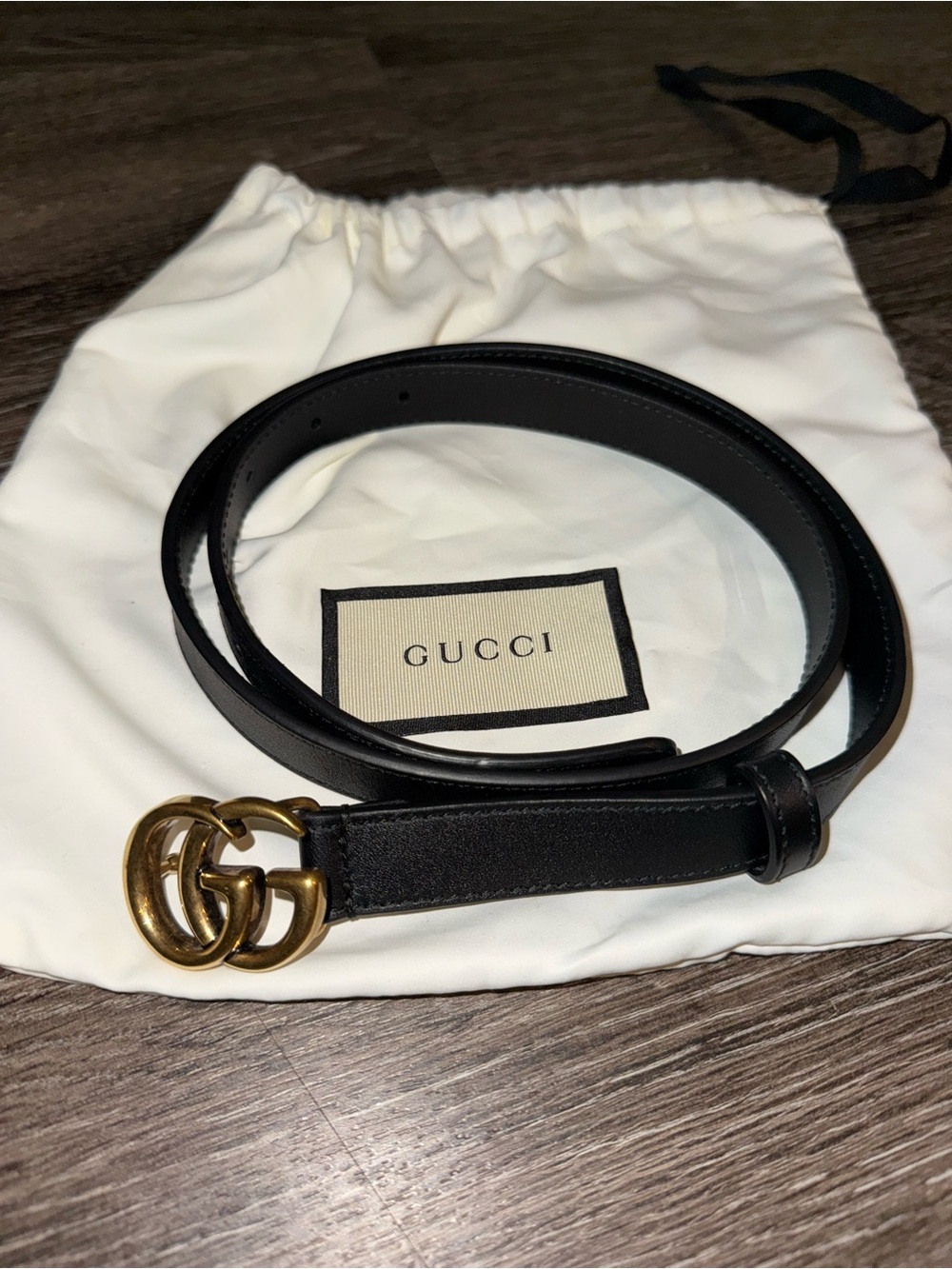 Gucci GG Marmont Thin Belt